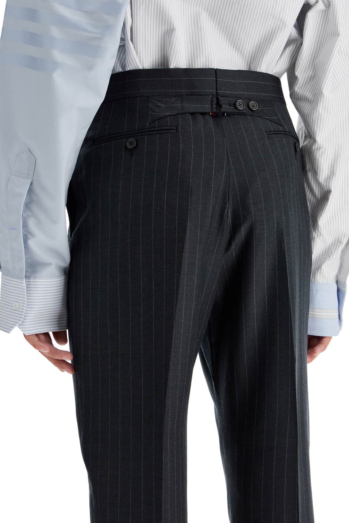 Thom Browne striped wool trousers image 3