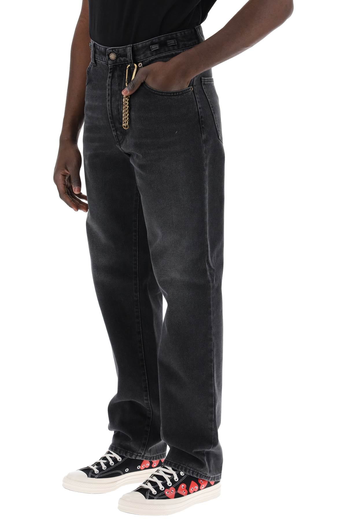 Darkpark 'Mark' Relaxed Fit Jeans with Carabiner image 3