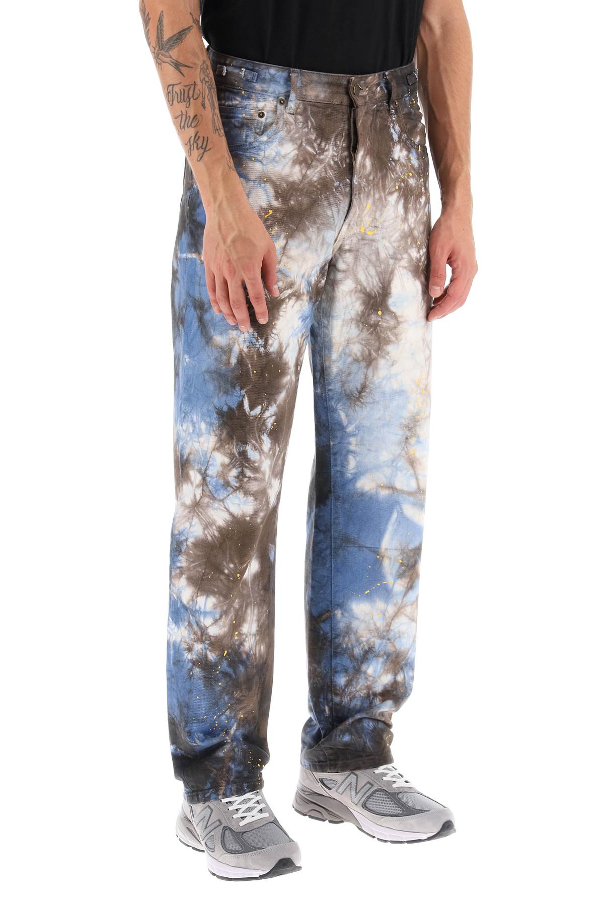 Darkpark Tie-Dye Denim Pants image 1