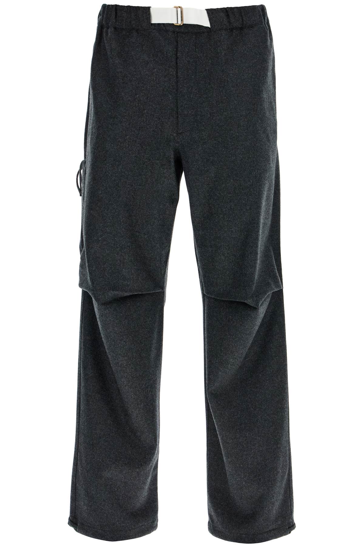 Darkpark Jordan Wool Pants - Relaxed Fit with Integrated Belt image 0