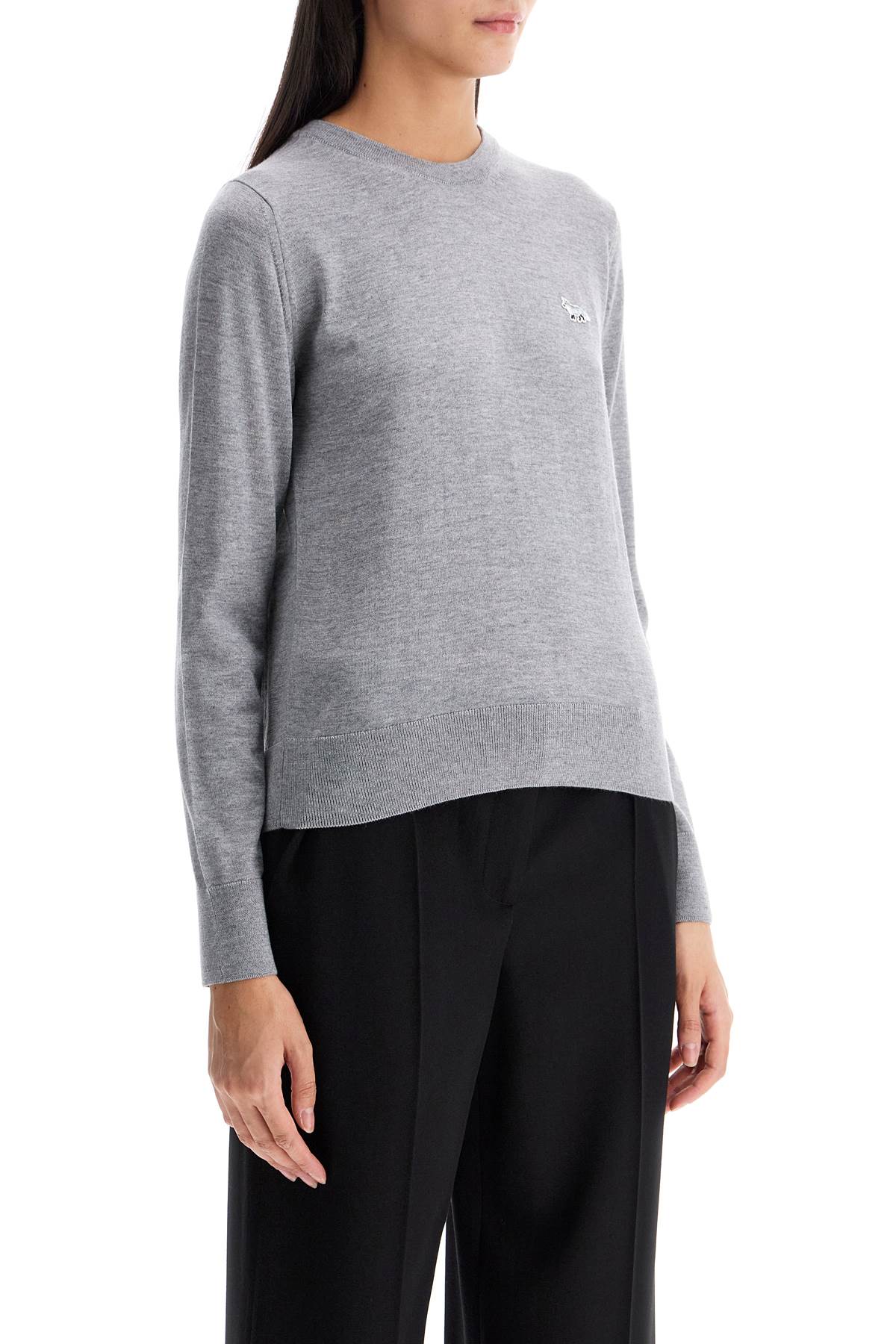 Maison Kitsuné Baby Fox Regular Fit Wool Pullover image 1