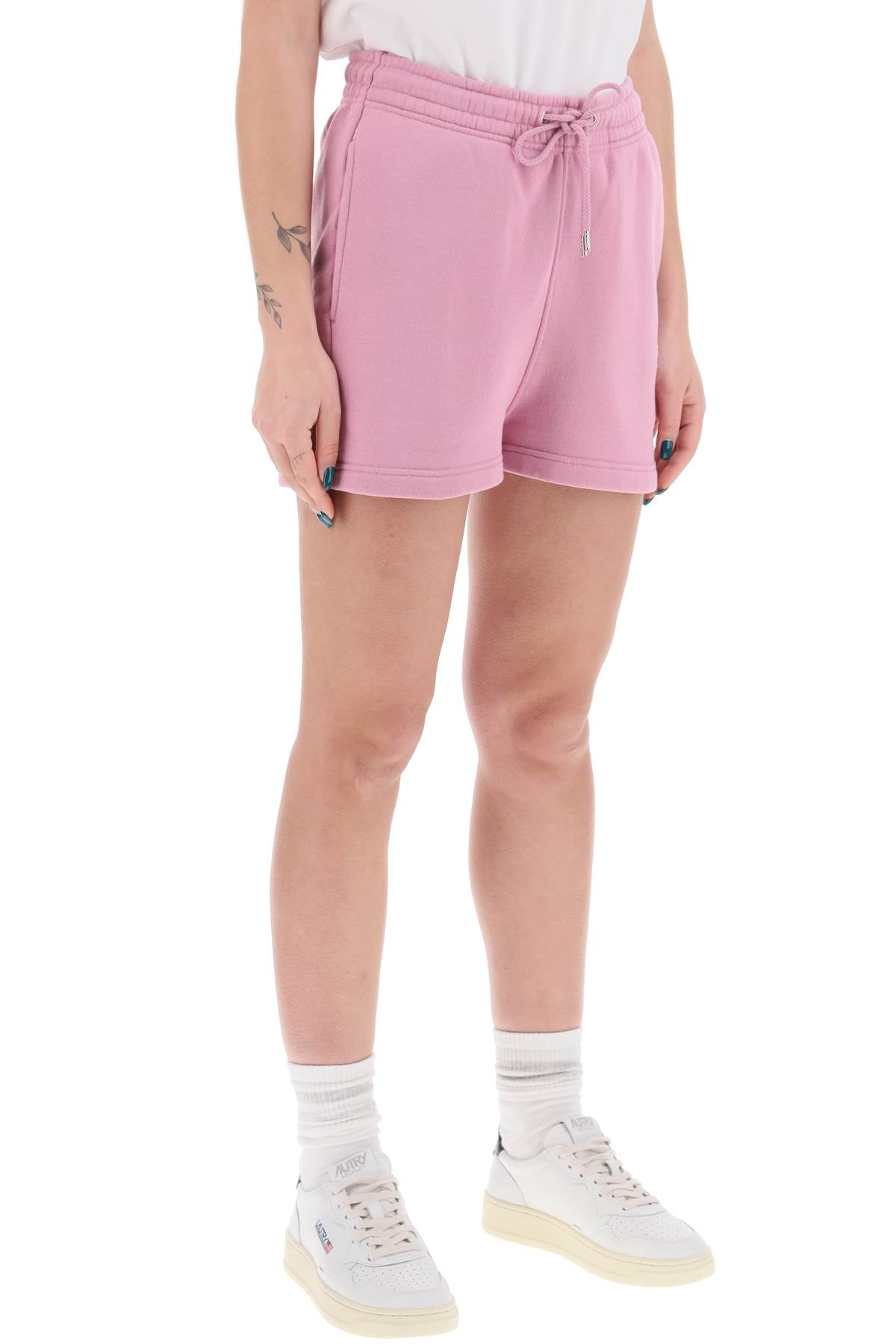 Maison Kitsune "baby fox sports shorts with patch design image 1