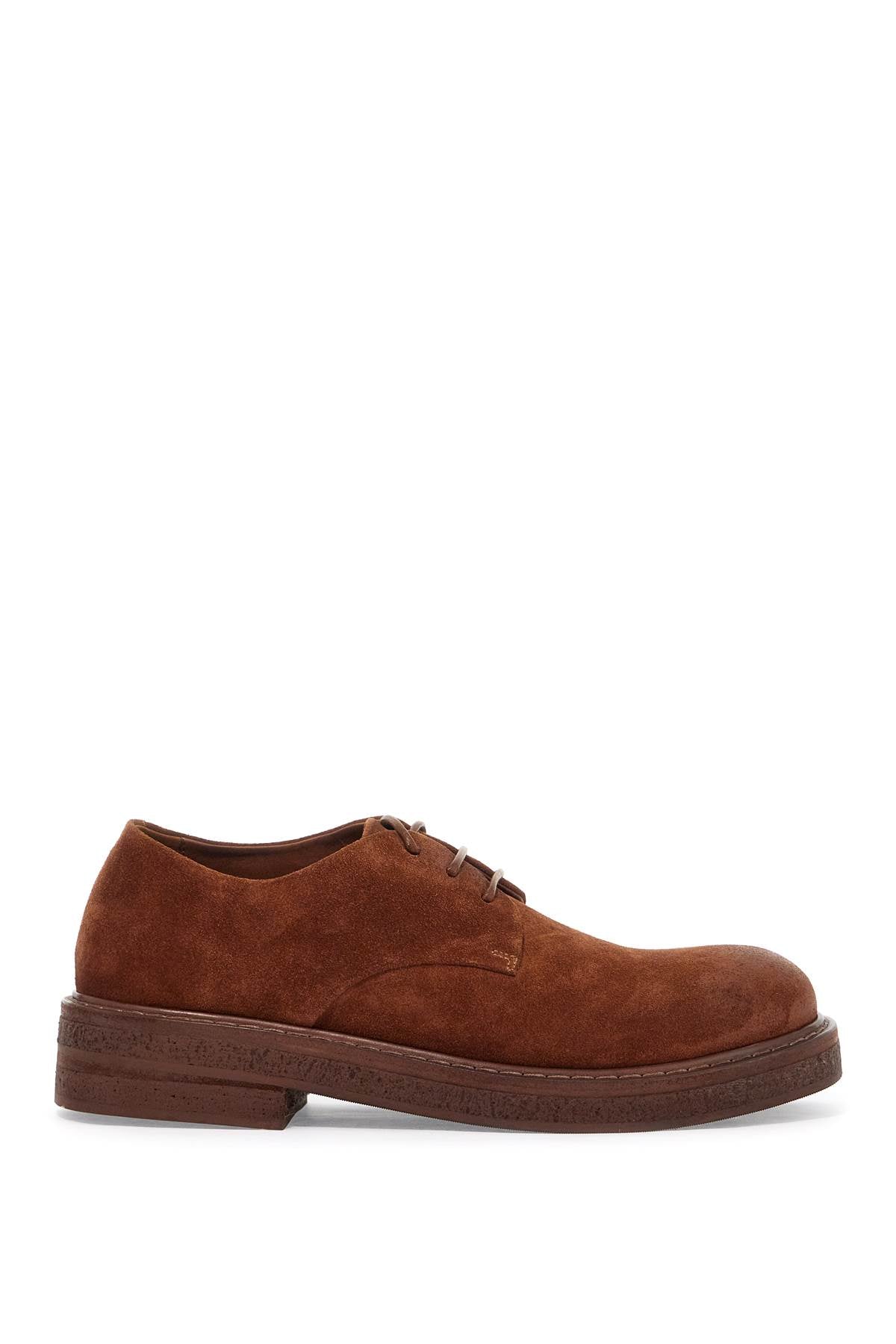 Marsell suede leather lace-up derby shoes with image 0