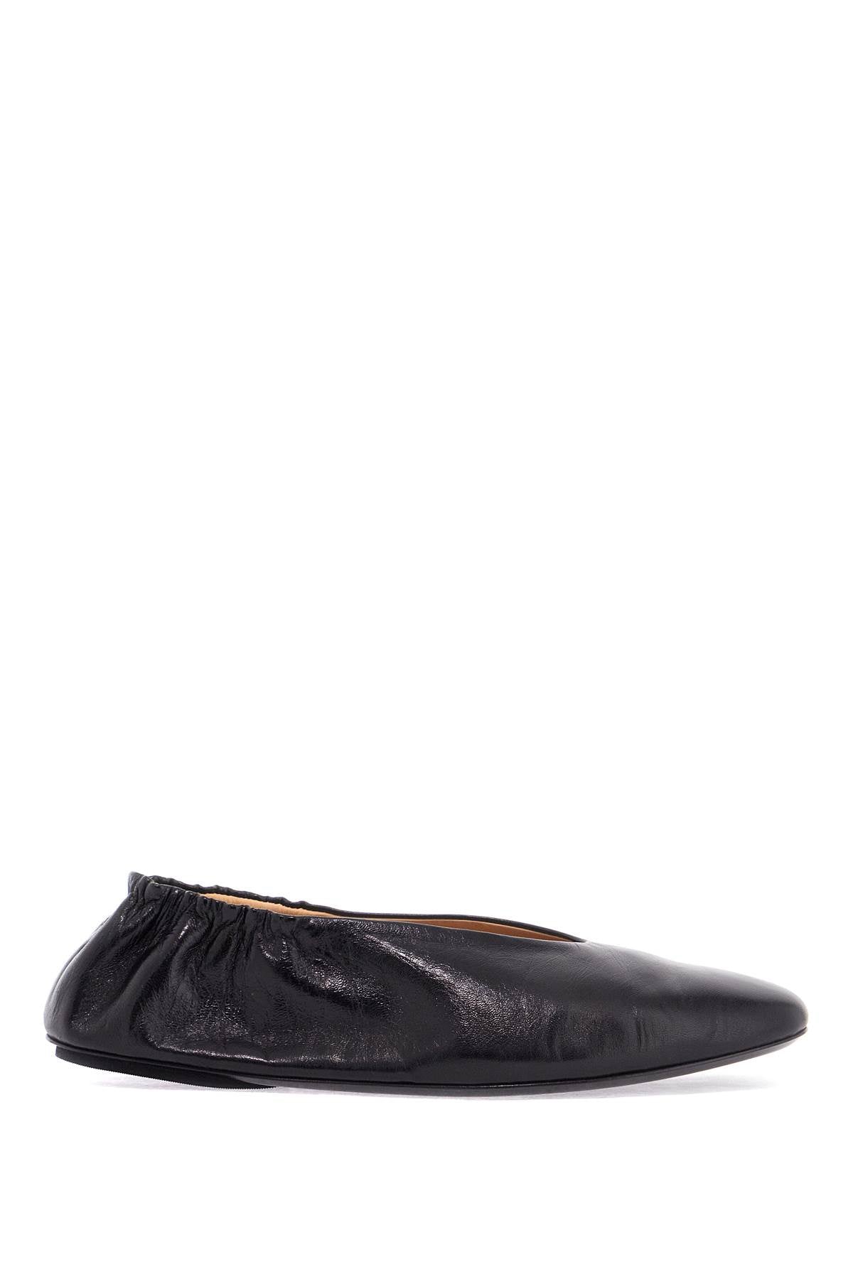 Marsell Strascico Crinkled Leather Ballerina Flats image 0