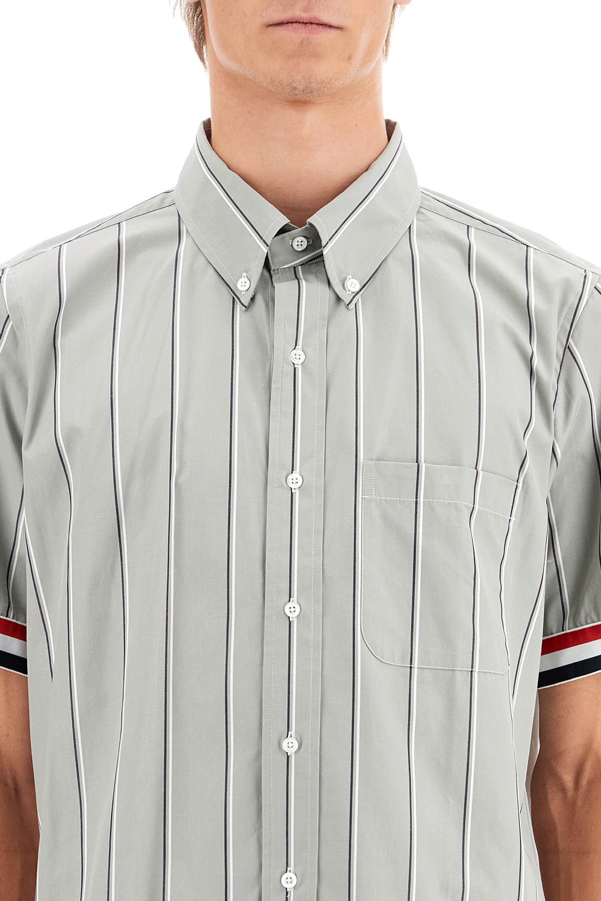 Thom Browne striped short-sleeved shirt image 3