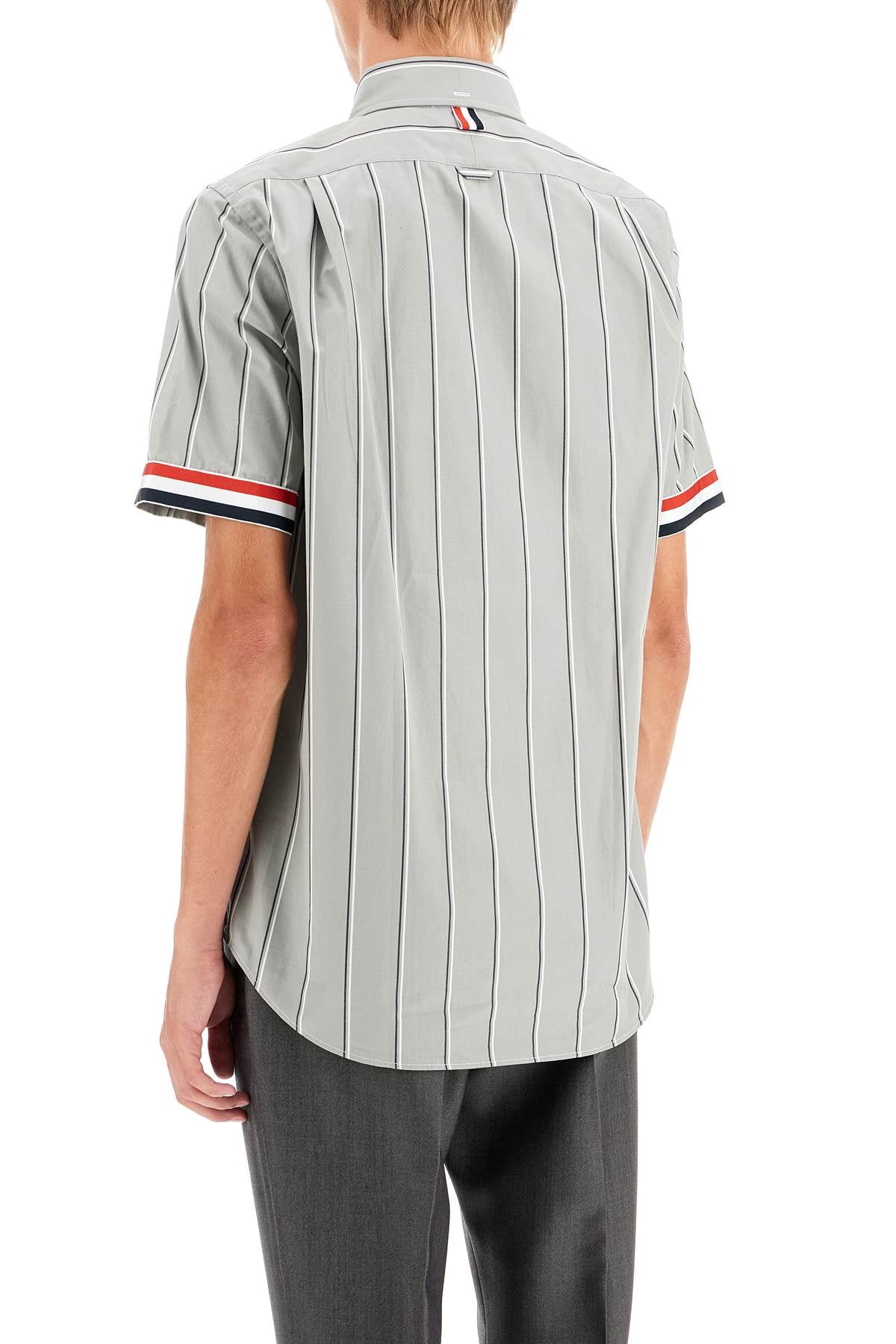 Thom Browne striped short-sleeved shirt image 2