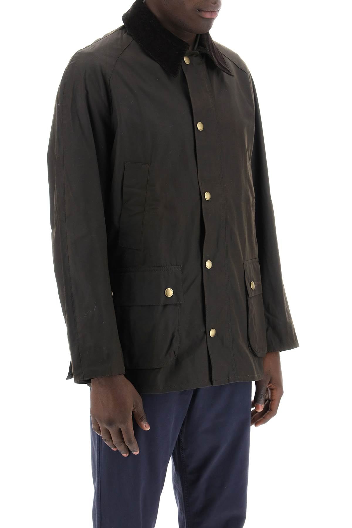 Barbour ashby waxed jacket image 1