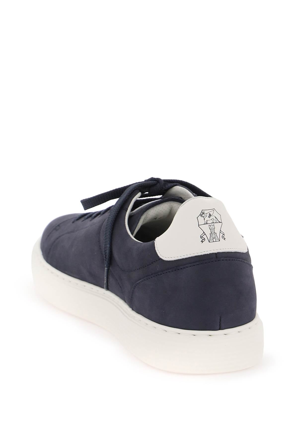 Brunello Cucinelli Nubuck Sneakers with Logo Detail image 2