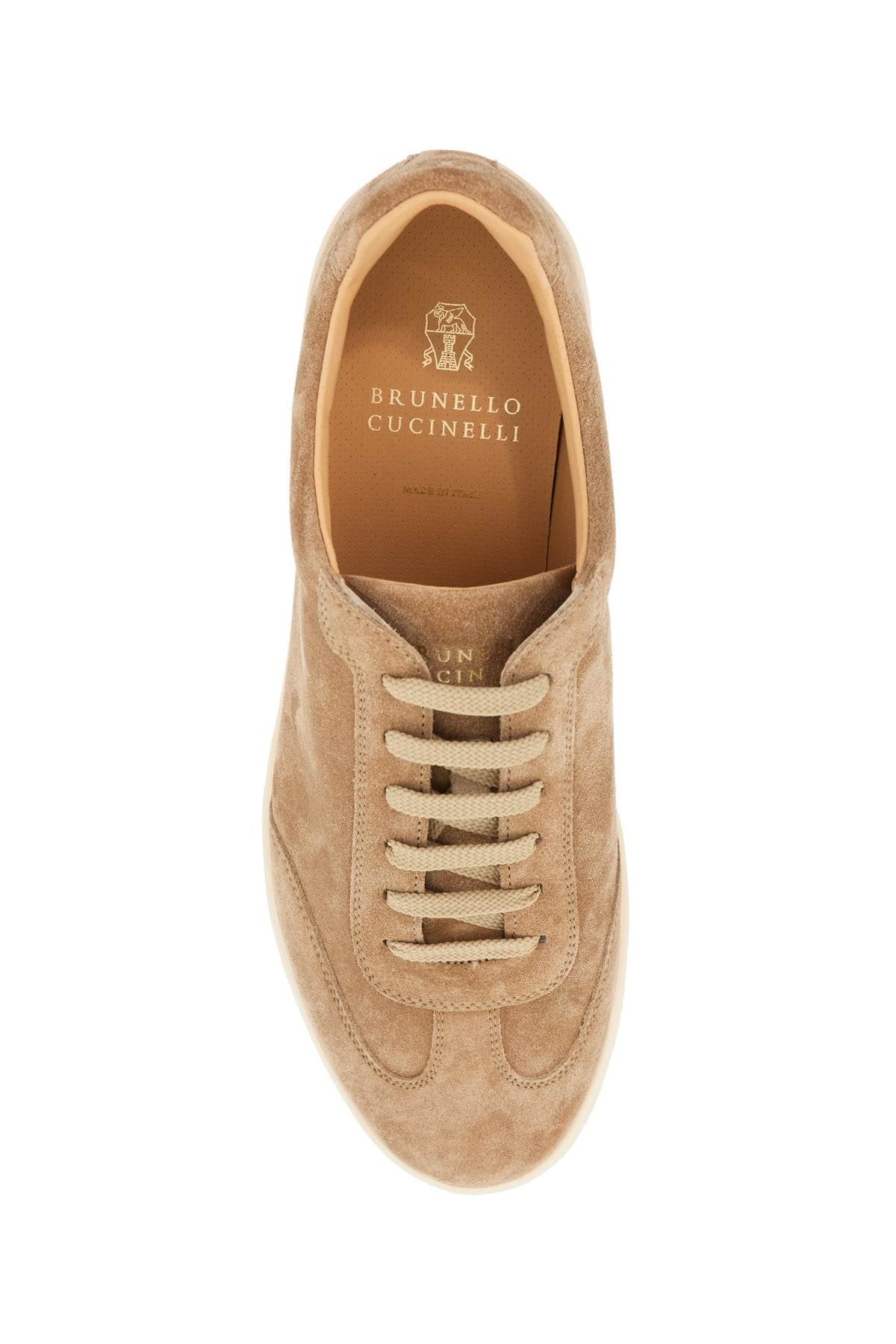 Brunello Cucinelli suede sneakers in six image 1