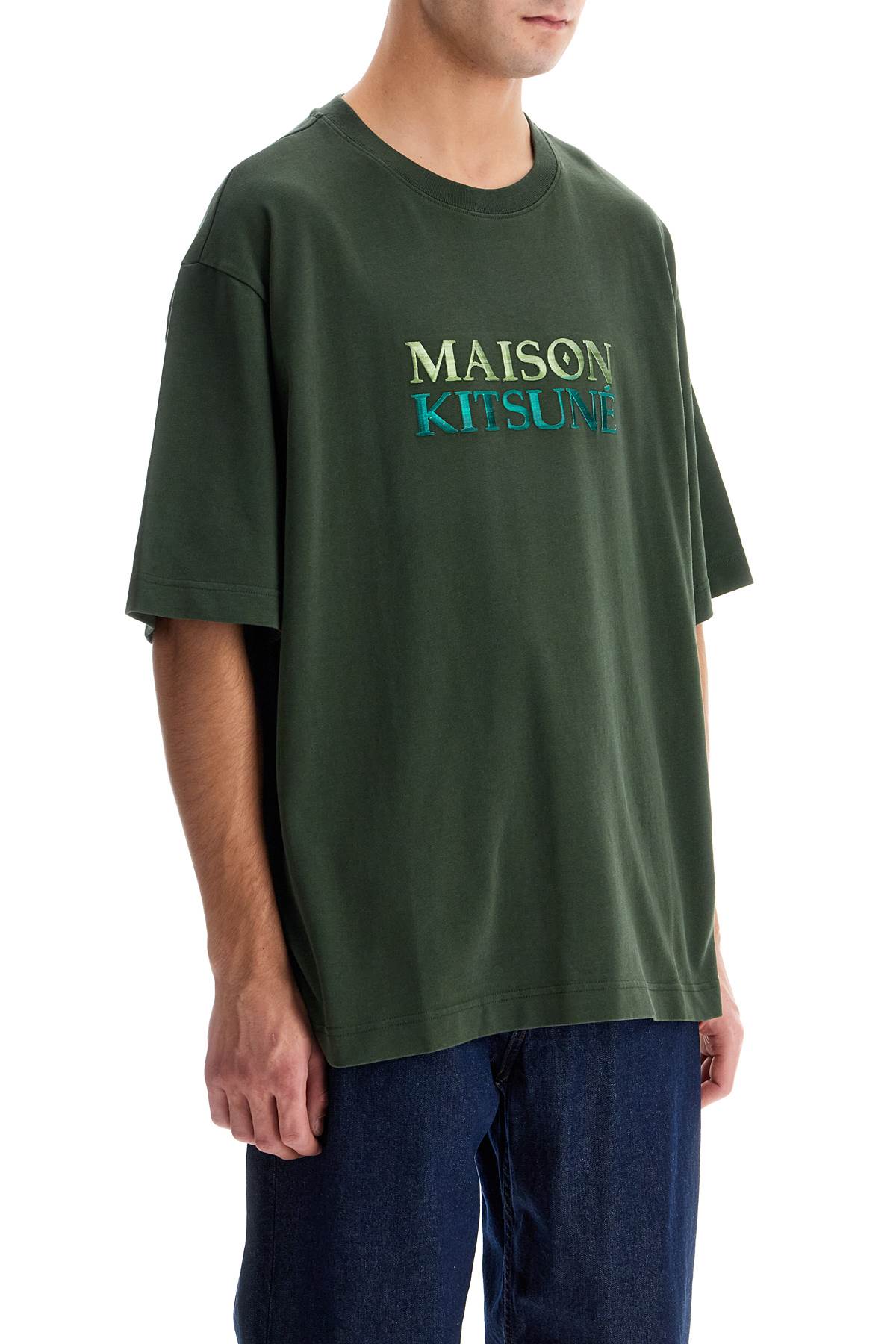 Maison Kitsuné Oversized Gradient Logo T-Shirt image 1