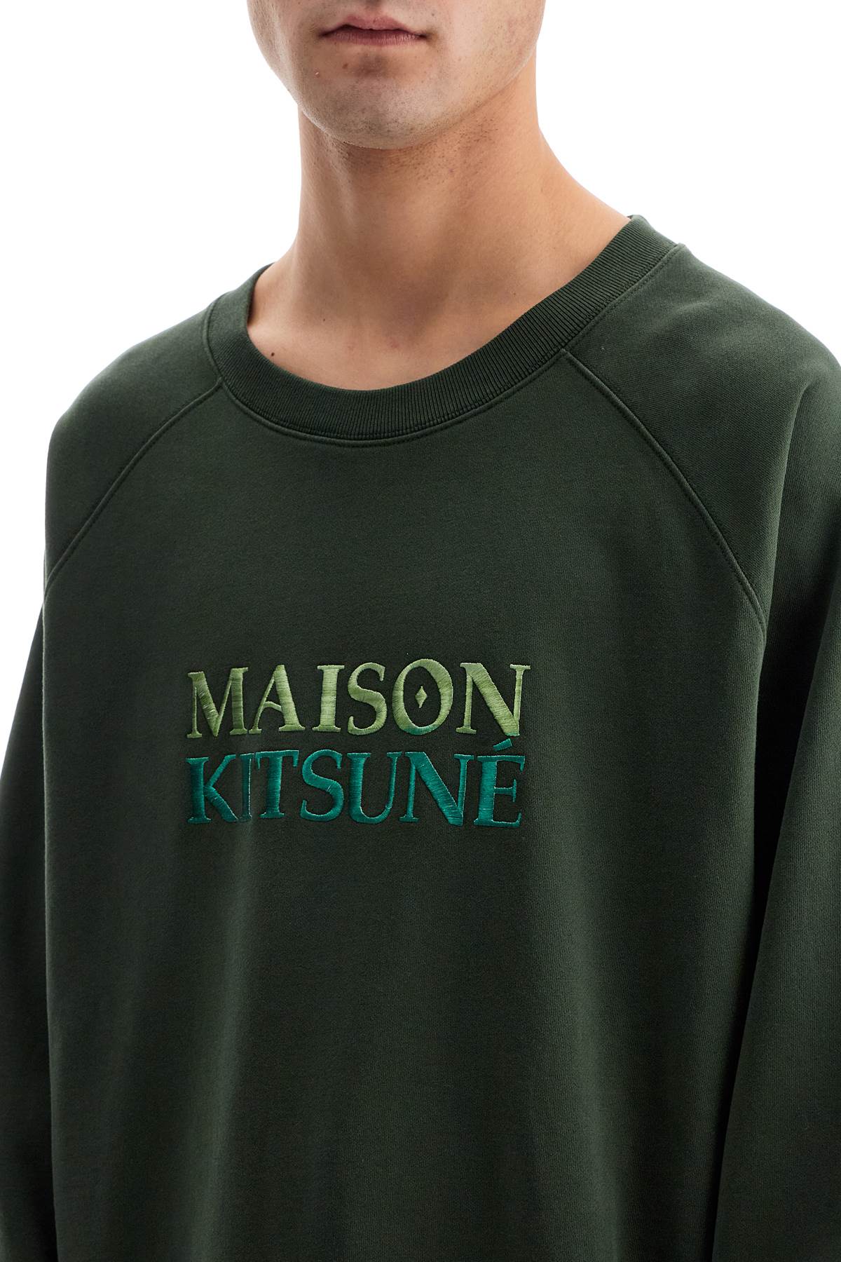 Maison Kitsune Oversized Gradient Logo Sweatshirt image 3