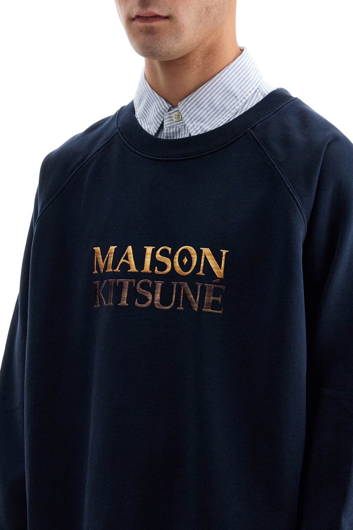 Maison Kitsune Oversized Gradient Logo Sweatshirt image 3