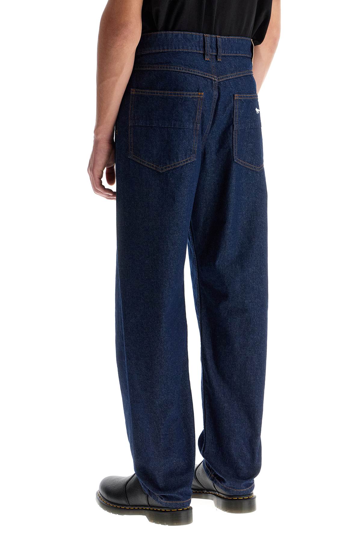 Maison Kitsuné Lightweight Denim Straight Leg Jeans image 2