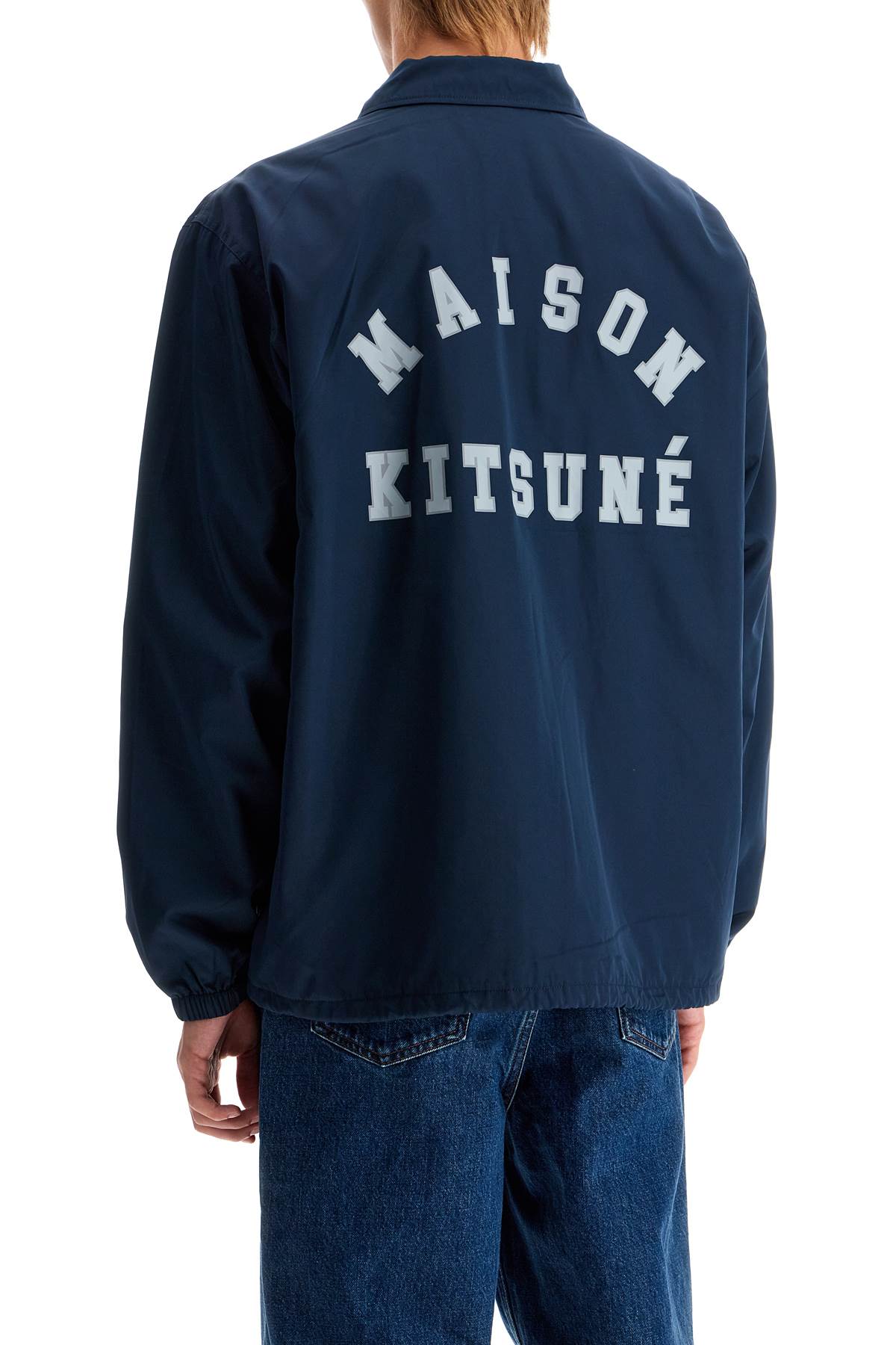 Maison Kitsune nylon coach jacket for men image 2