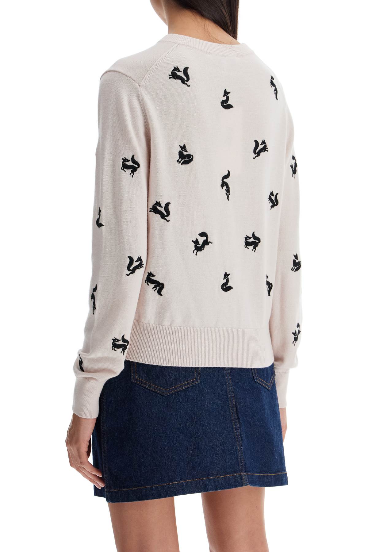 Maison Kitsuné Fancy Fox Embroidered Cardigan image 2