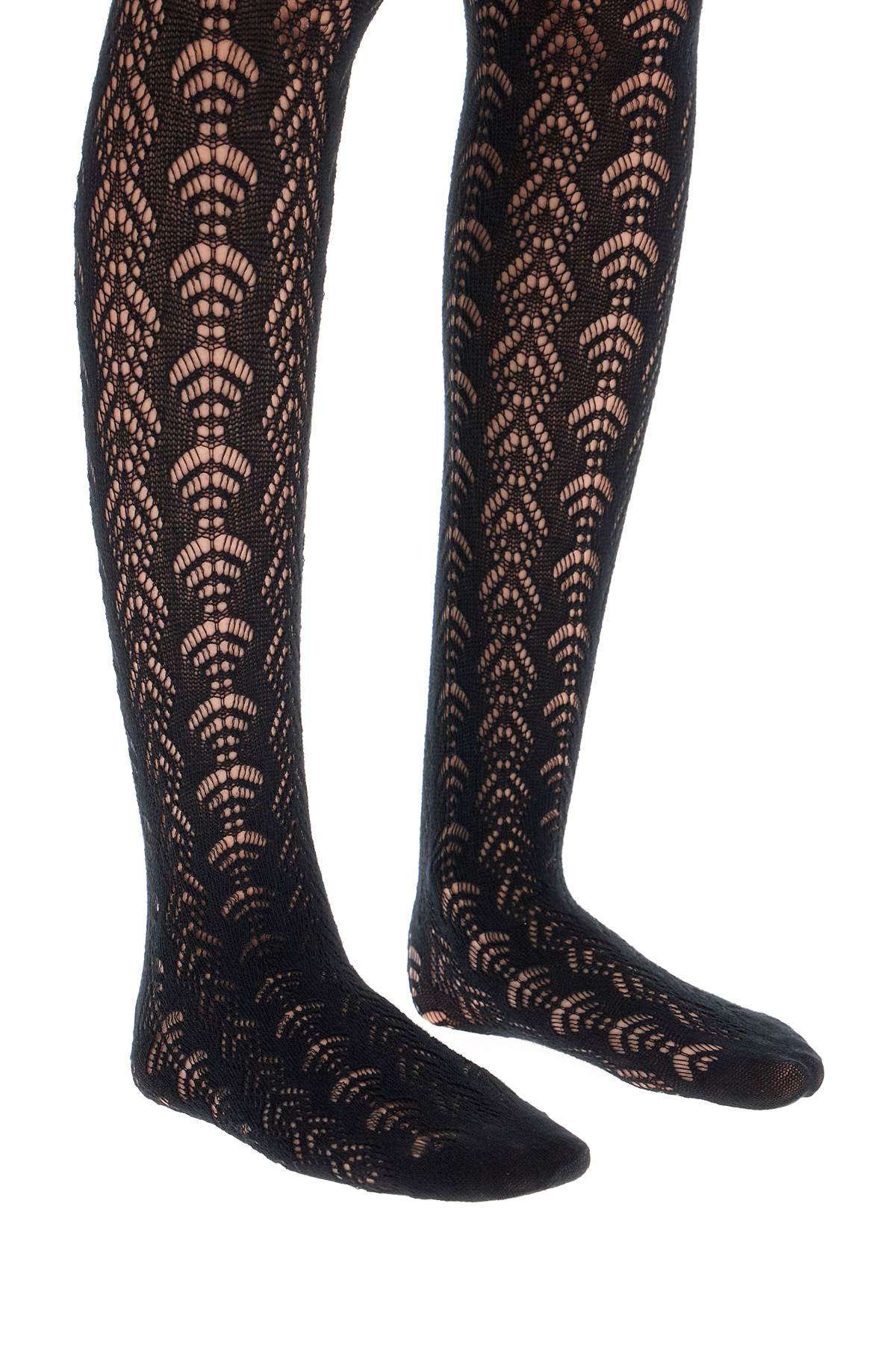 Dolce & Gabbana Perforated Cotton Tights image 1