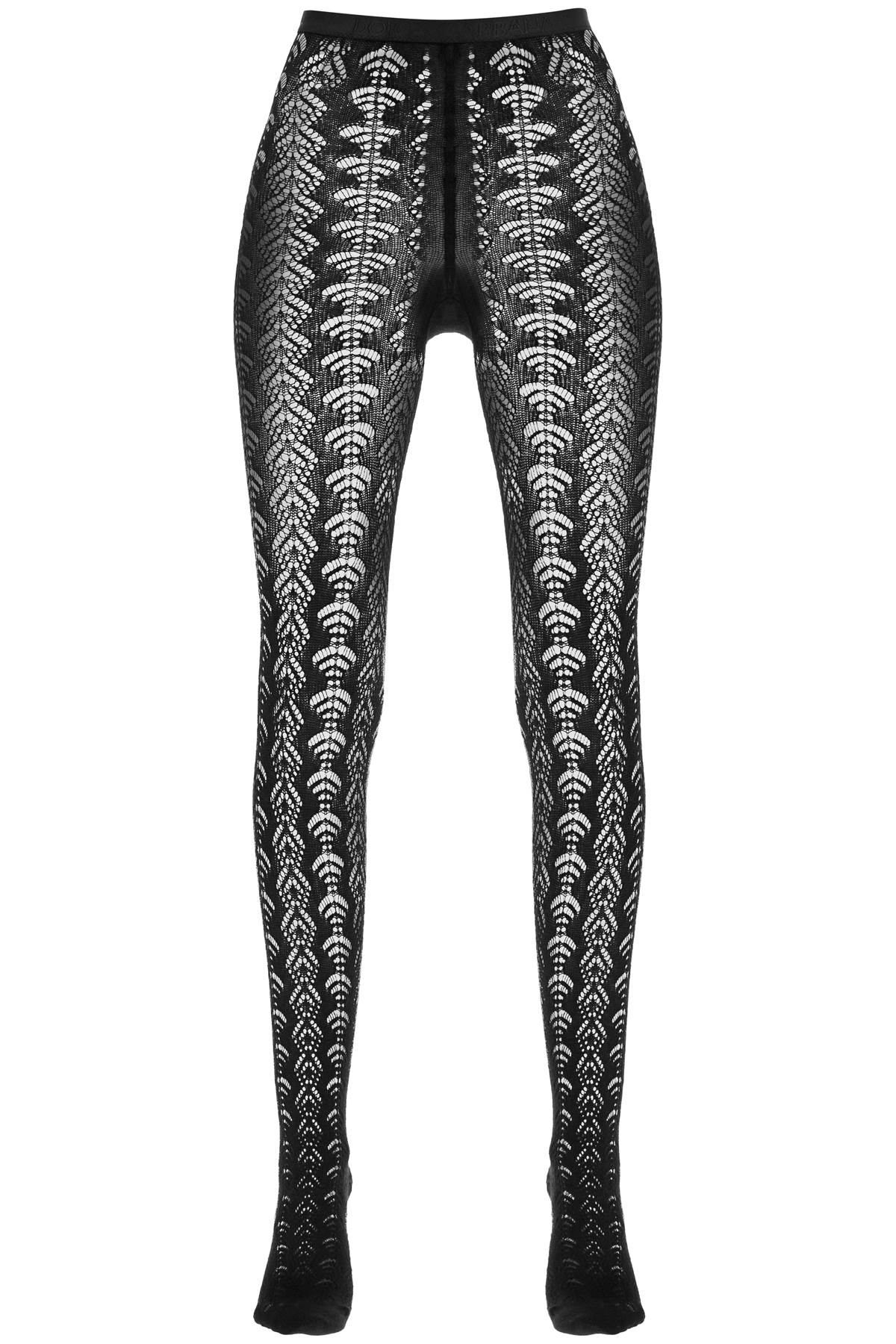 Dolce & Gabbana Perforated Cotton Tights image 0