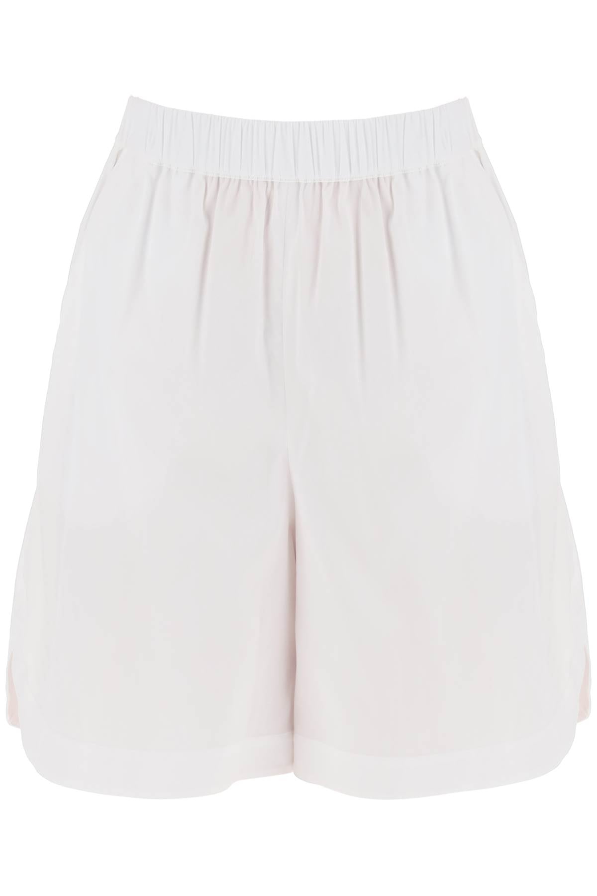 Max Mara Beachwear Flared Cotton Shorts image 0