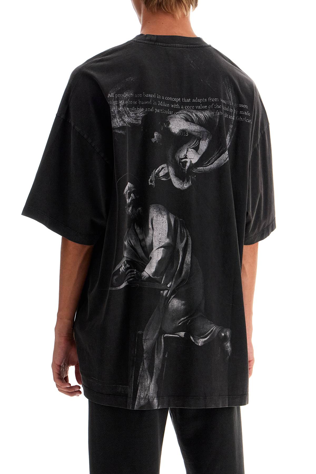 Off-White Oversized 'S. Matthew' Print T-Shirt image 2