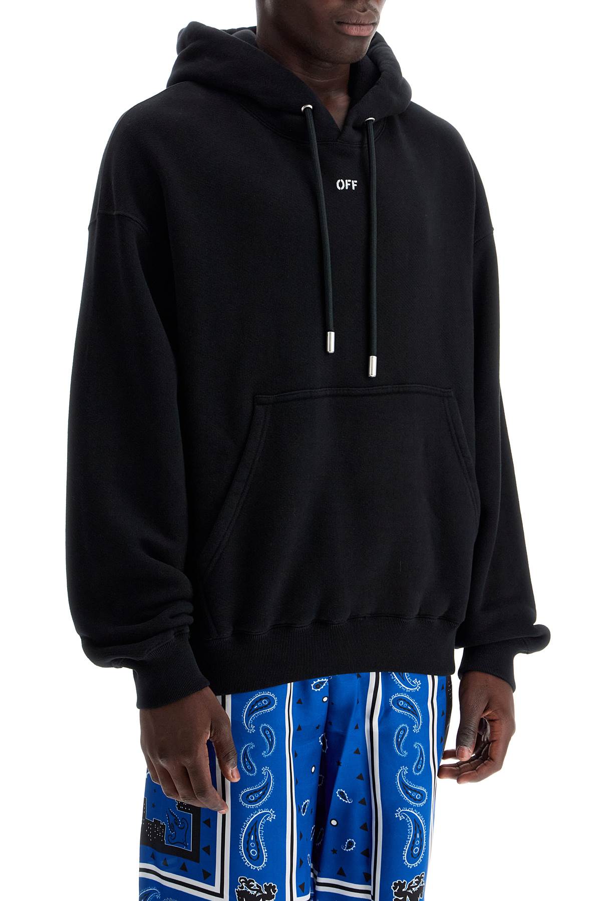 Off-White hooded sweatshirt with off print image 1