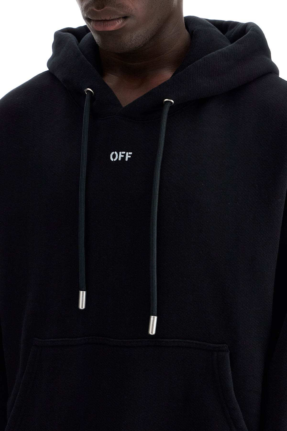 Off-White hooded sweatshirt with off print image 3