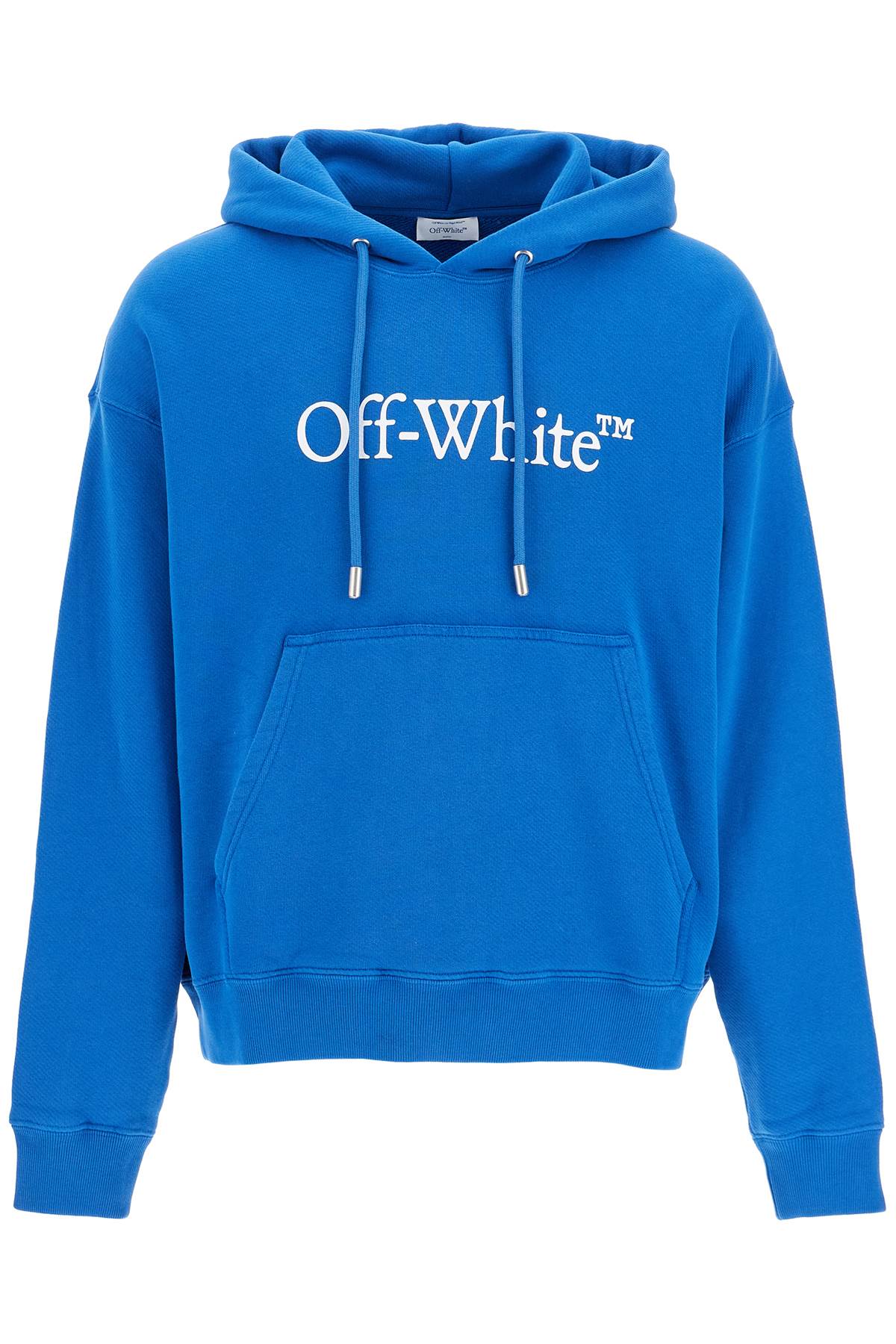 Off-White Oversized Hooded Sweatshirt with Logo Print image 0