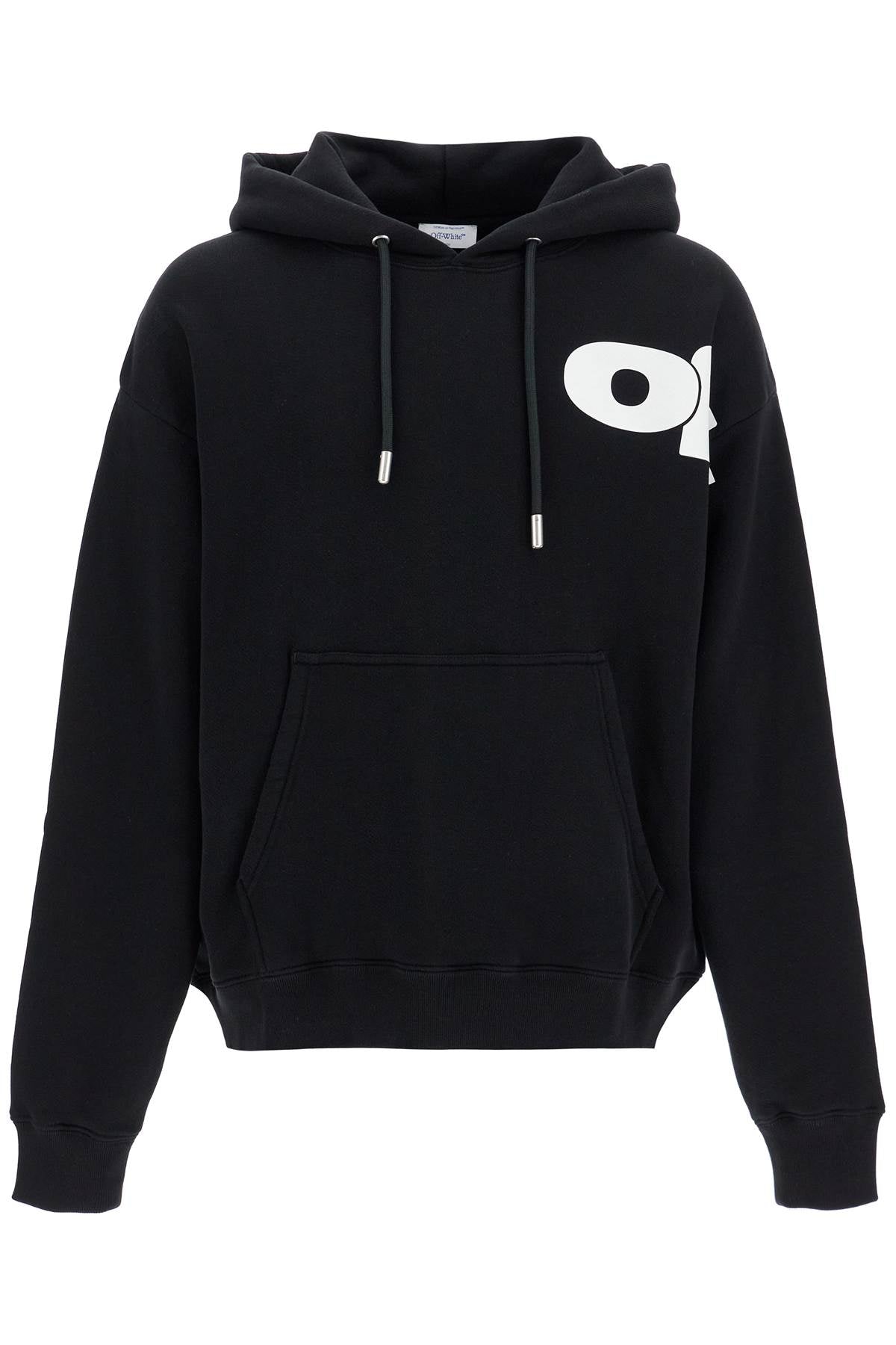 Off-White hooded sweatshirt with shared image 0