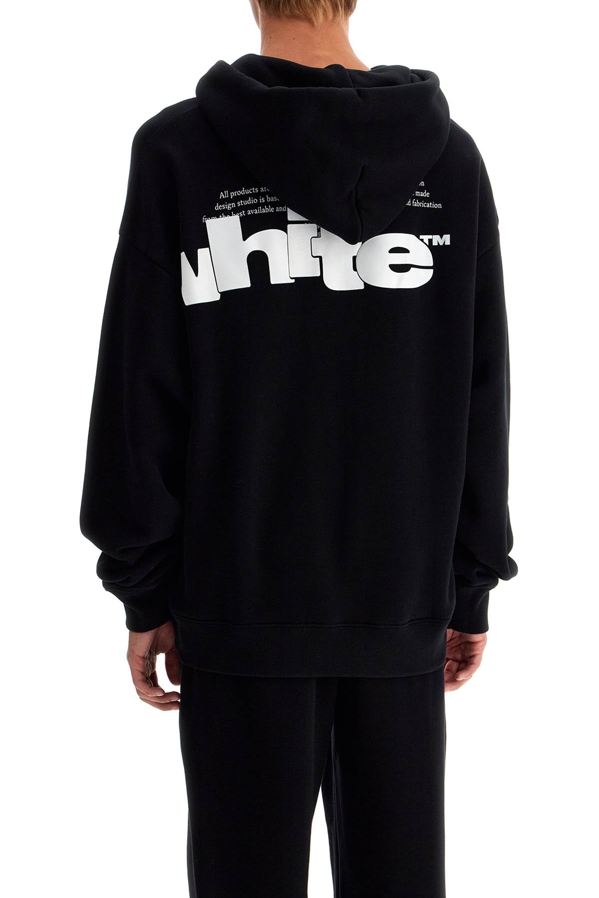 Off-White hooded sweatshirt with shared image 2