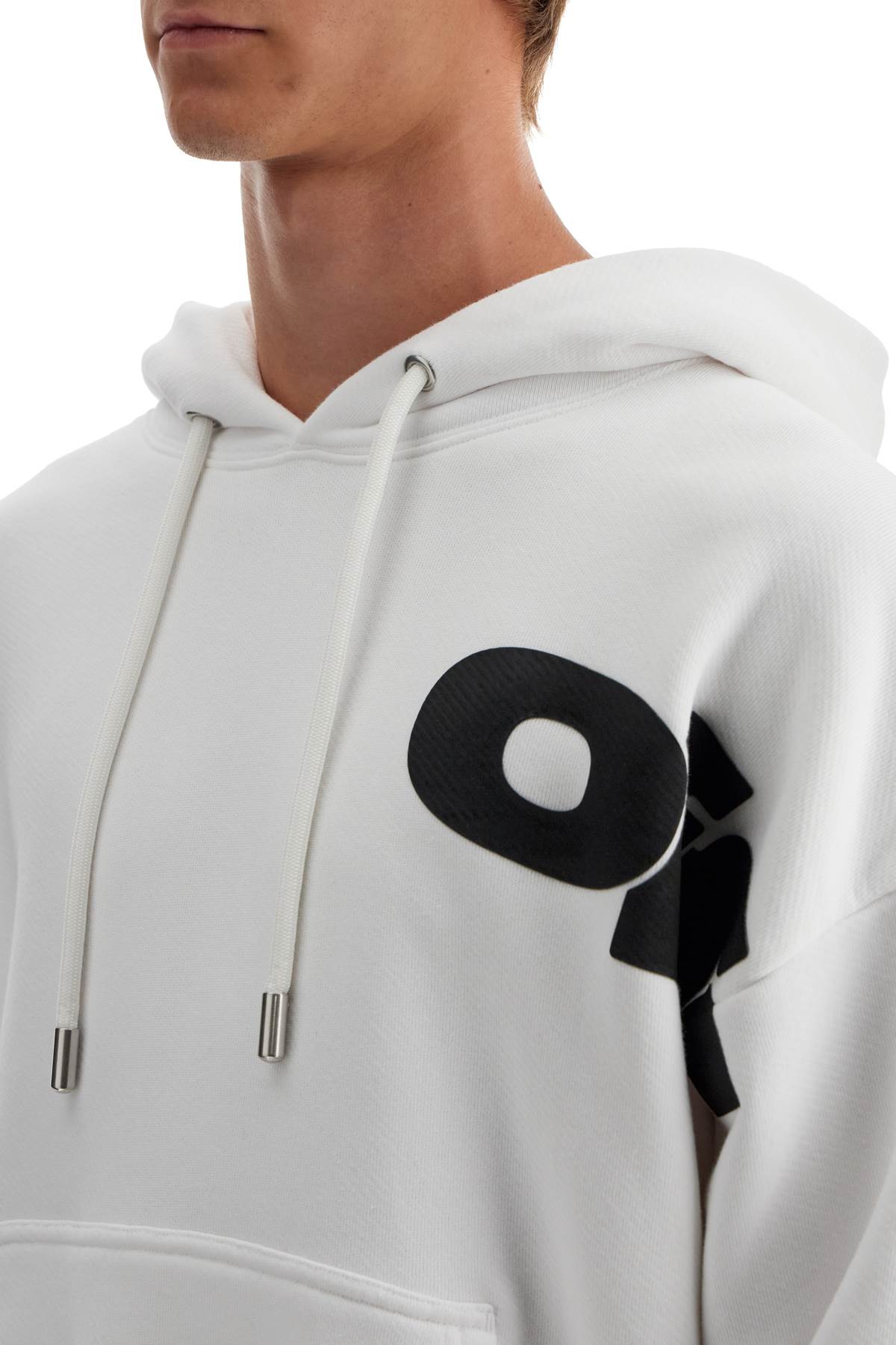 Off-White hooded sweatshirt with shared image 3