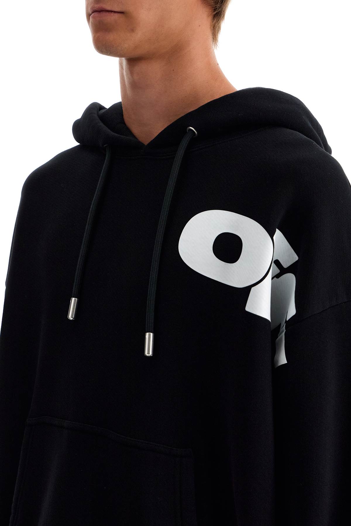 Off-White hooded sweatshirt with shared image 3