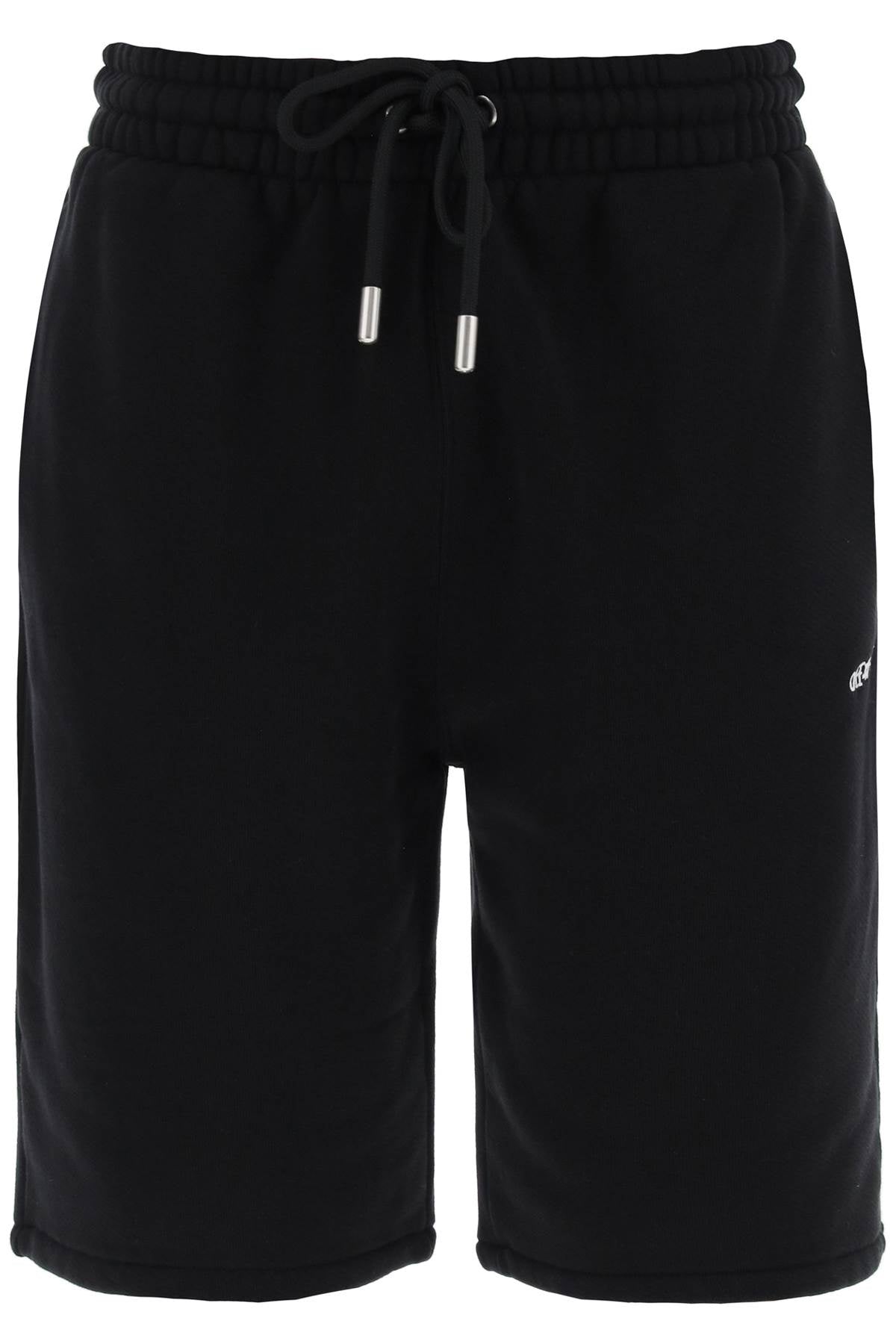 Off-White "sporty bermuda shorts with embroidered arrow image 0