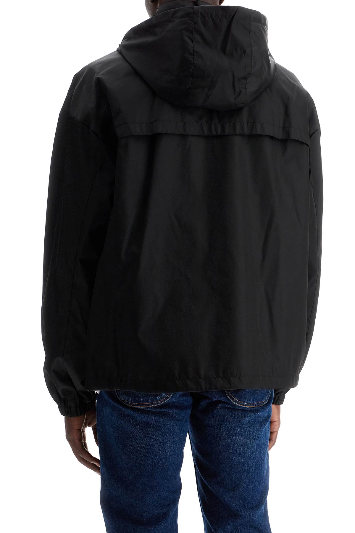 Off-White boxy windbreaker jacket with hood image 2