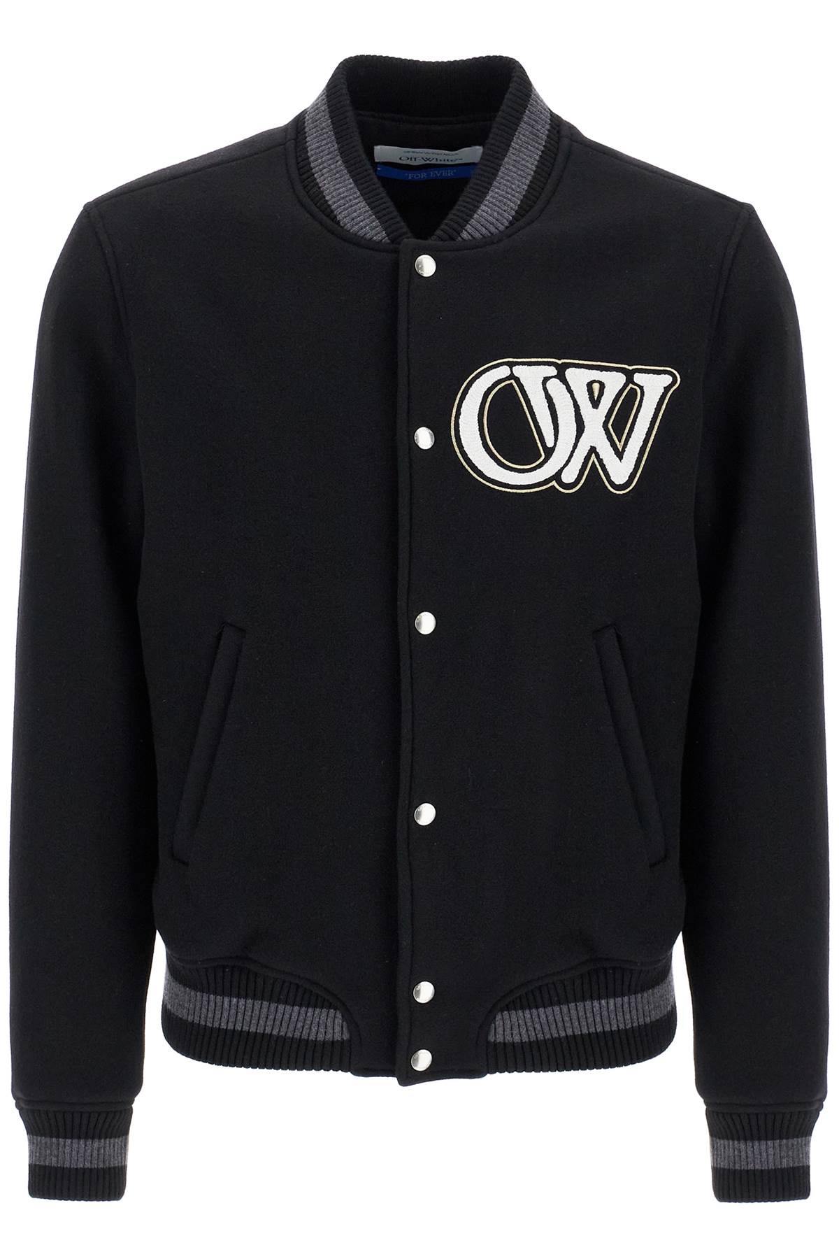 Off-White embroidered lettering varsity image 0