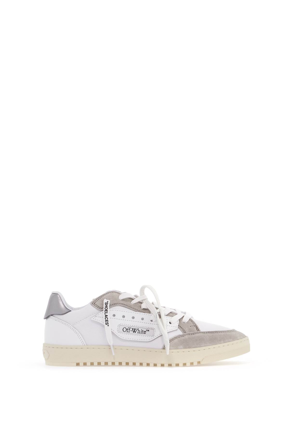 Off-White 5.0 Canvas and Leather Sneakers image 0