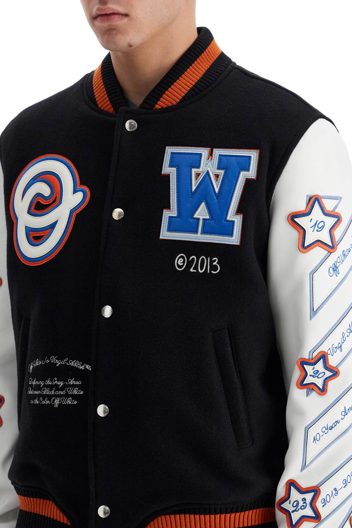 Off-White Wizard Bomber Varsity Jacket image 3