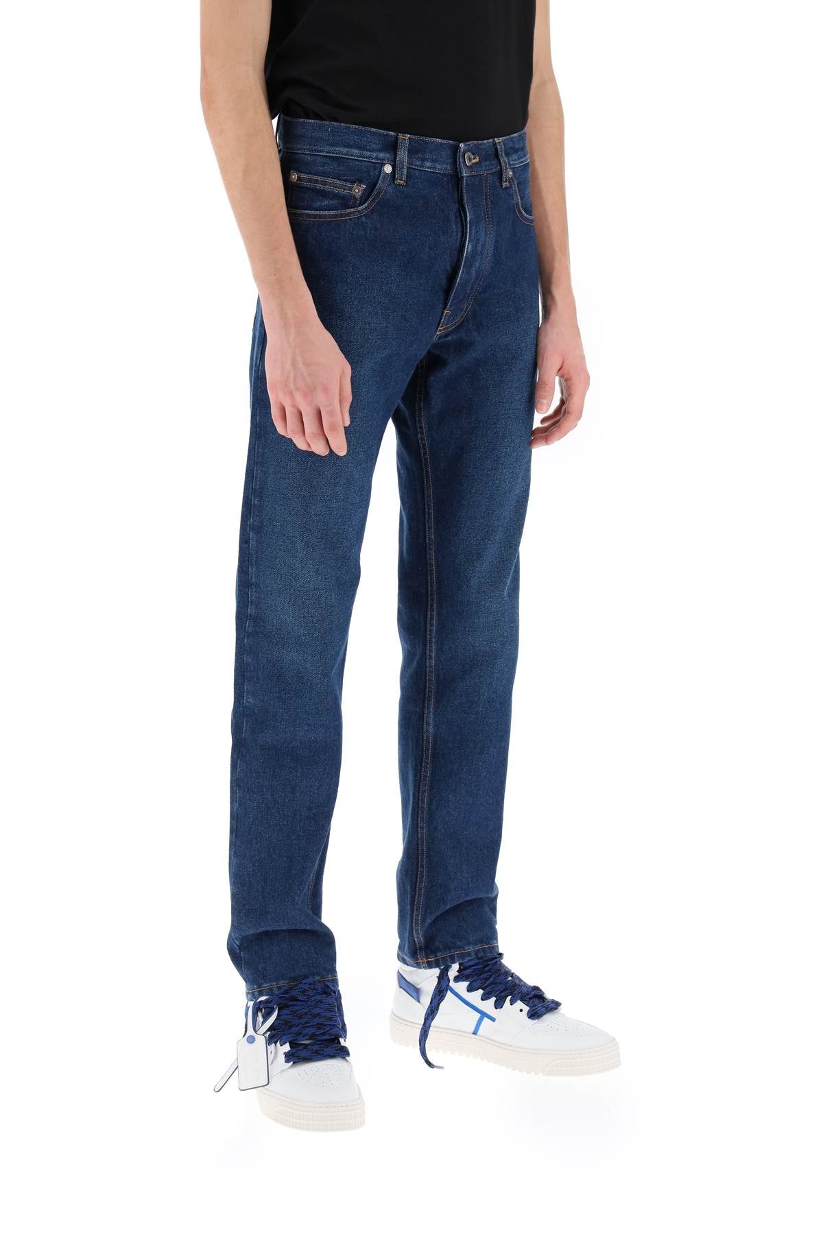 Off-White Tapered Fit Jeans image 1