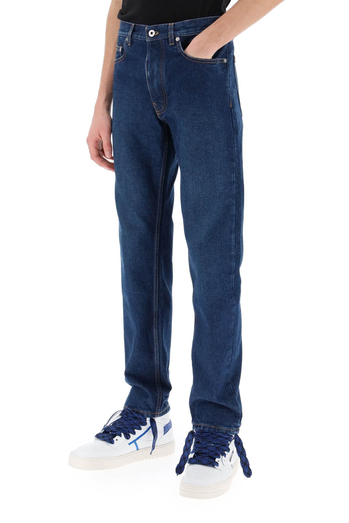 Off-White Tapered Fit Jeans image 2