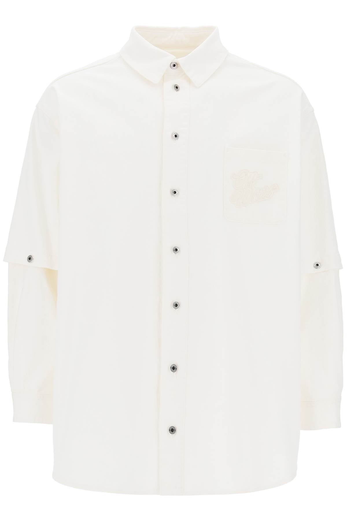 Off-White convertible overshirt with 90's image 0