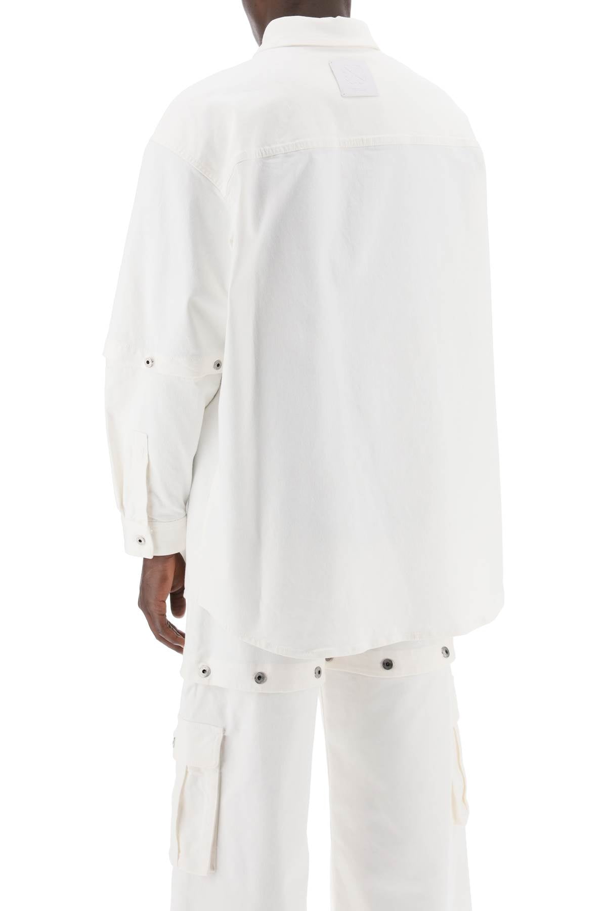 Off-White convertible overshirt with 90's image 2