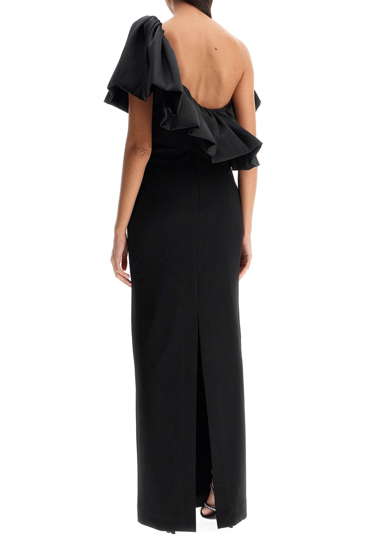 Solace London One-Shoulder Mikado Ruffle Long Dress image 2