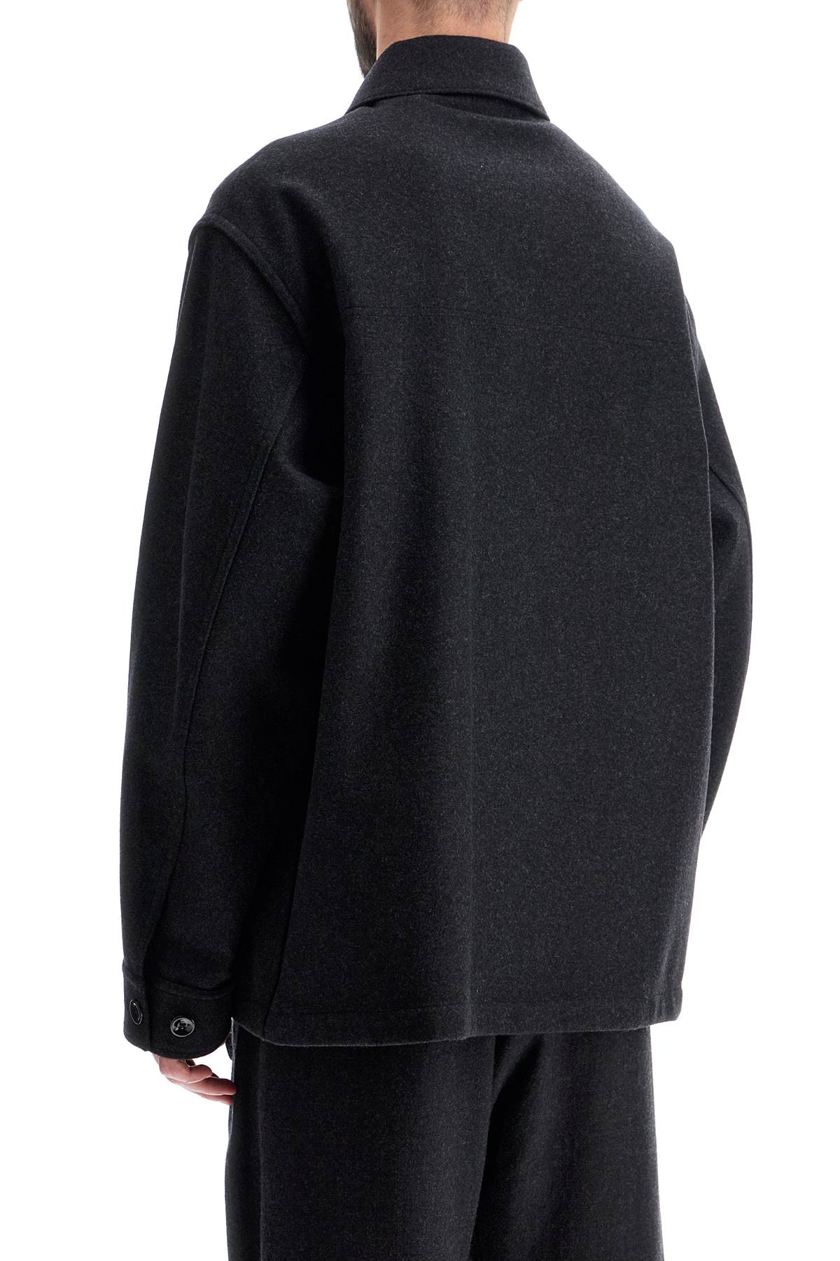 Lemaire wool felt overshirt in image 2