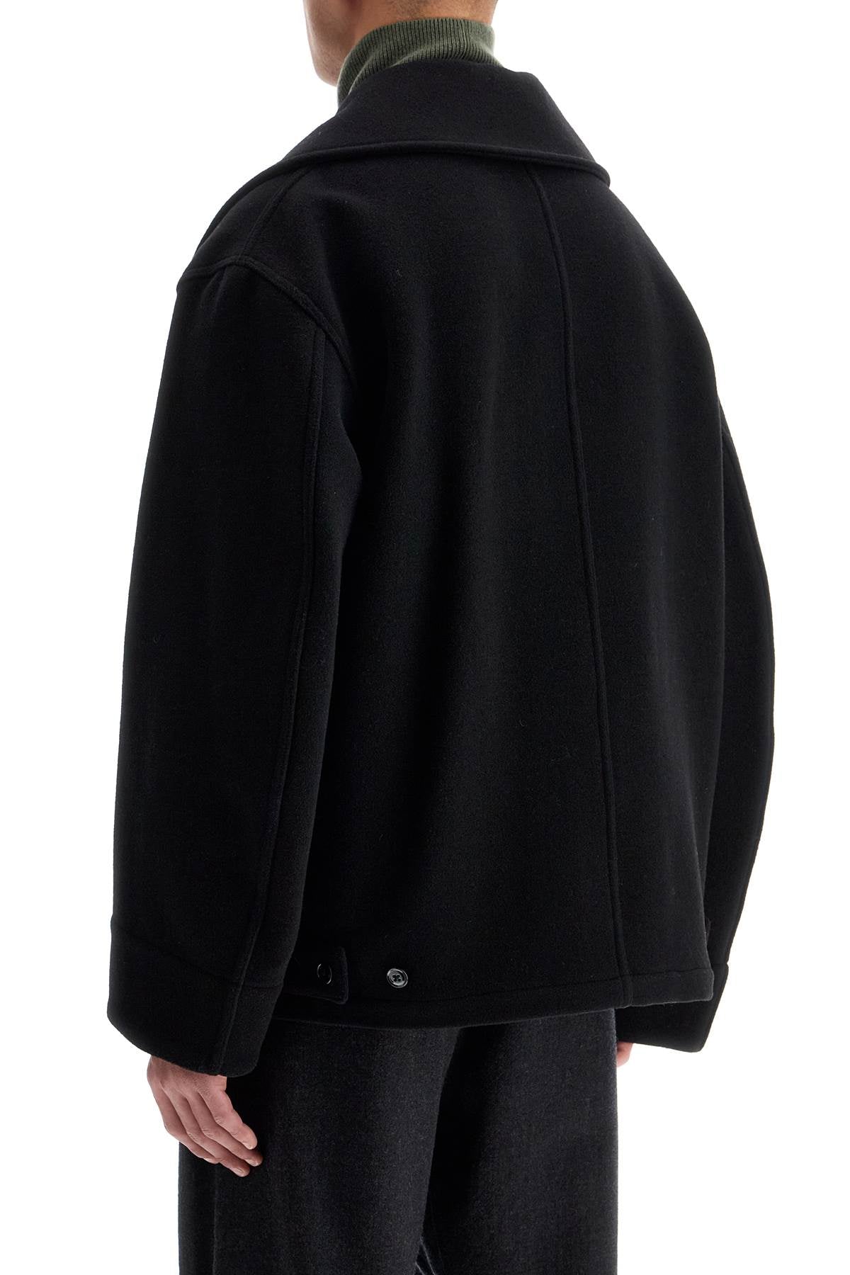 Lemaire Double-Faced Wool Boxy Caban Coat image 2