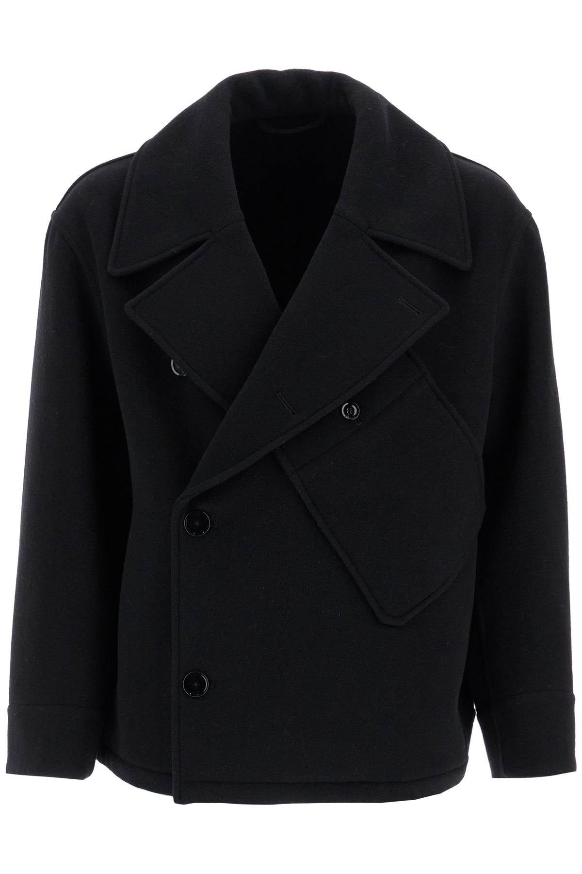 Lemaire Double-Faced Wool Boxy Caban Coat image 0