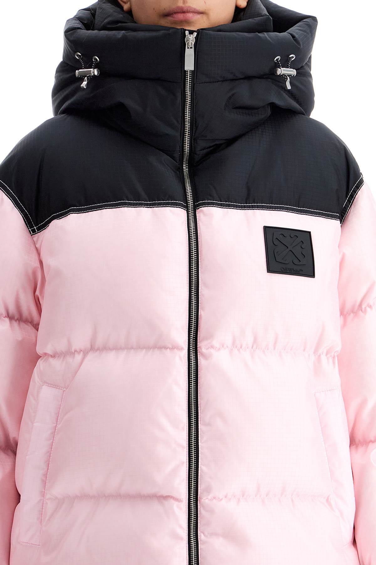 Off-White oversized down jacket with image 3