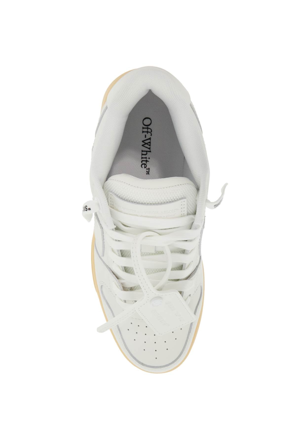 Off-White Out of Office Leather Sneakers with Arrow Detail image 1