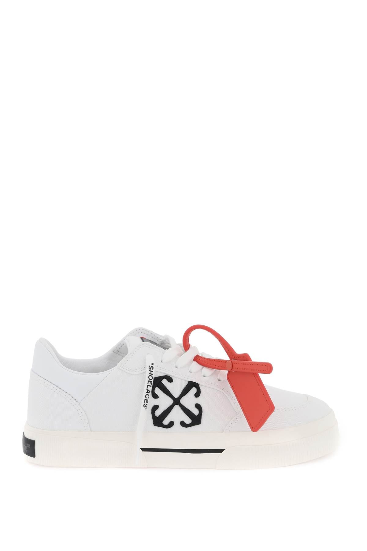 Off-White low canvas vulcanized sneakers in image 0