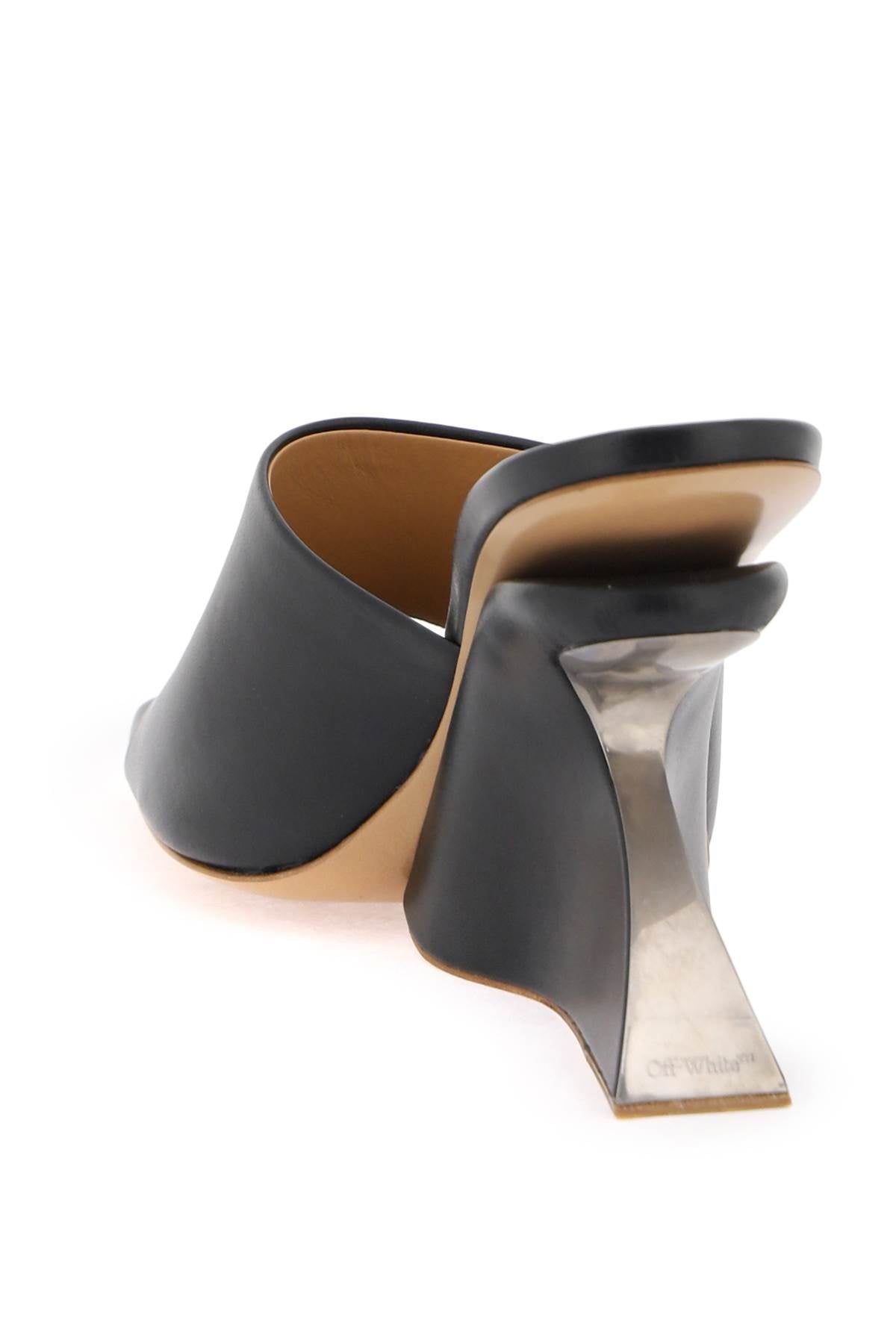 Off-White wedge heel mules with jug design image 2