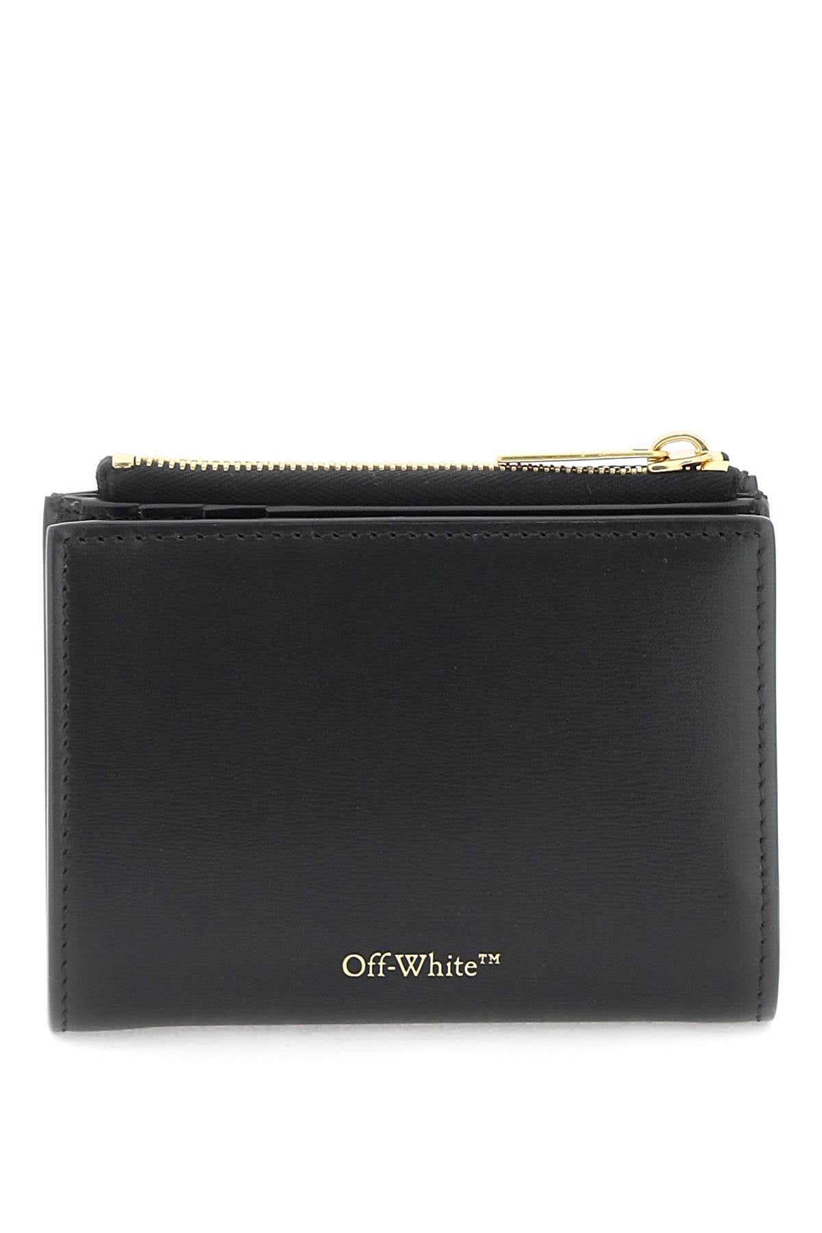 Off-White Jitney Bi-Fold Leather Wallet with Arrows image 2