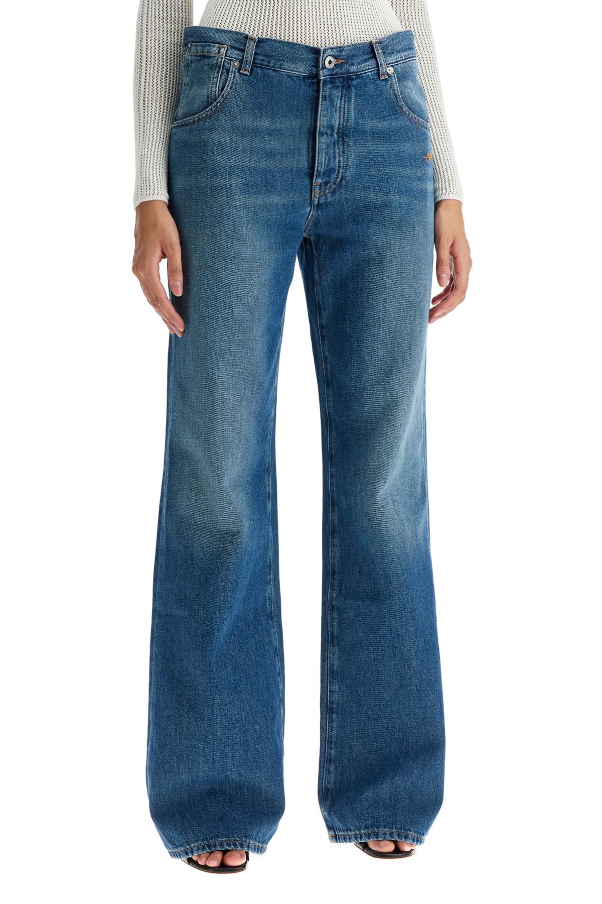 Off-White Wide Leg Jeans for Women image 1