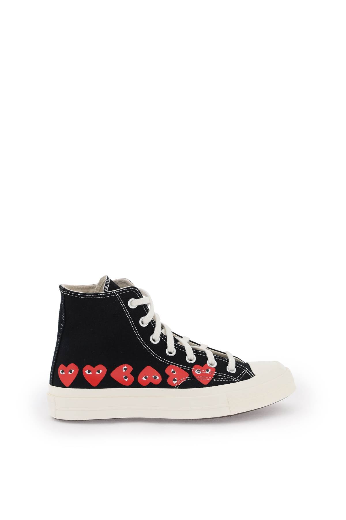 Comme des Garçons Play x Converse Multi-Heart Hi-Top Sneakers image 0